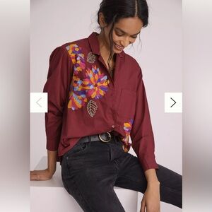 Maeve Embroidered Buttondown
